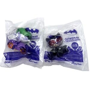 2025 Sonic Wacky Pack Toy The Joker In The Jokermobile + Catwoman on Cycle New